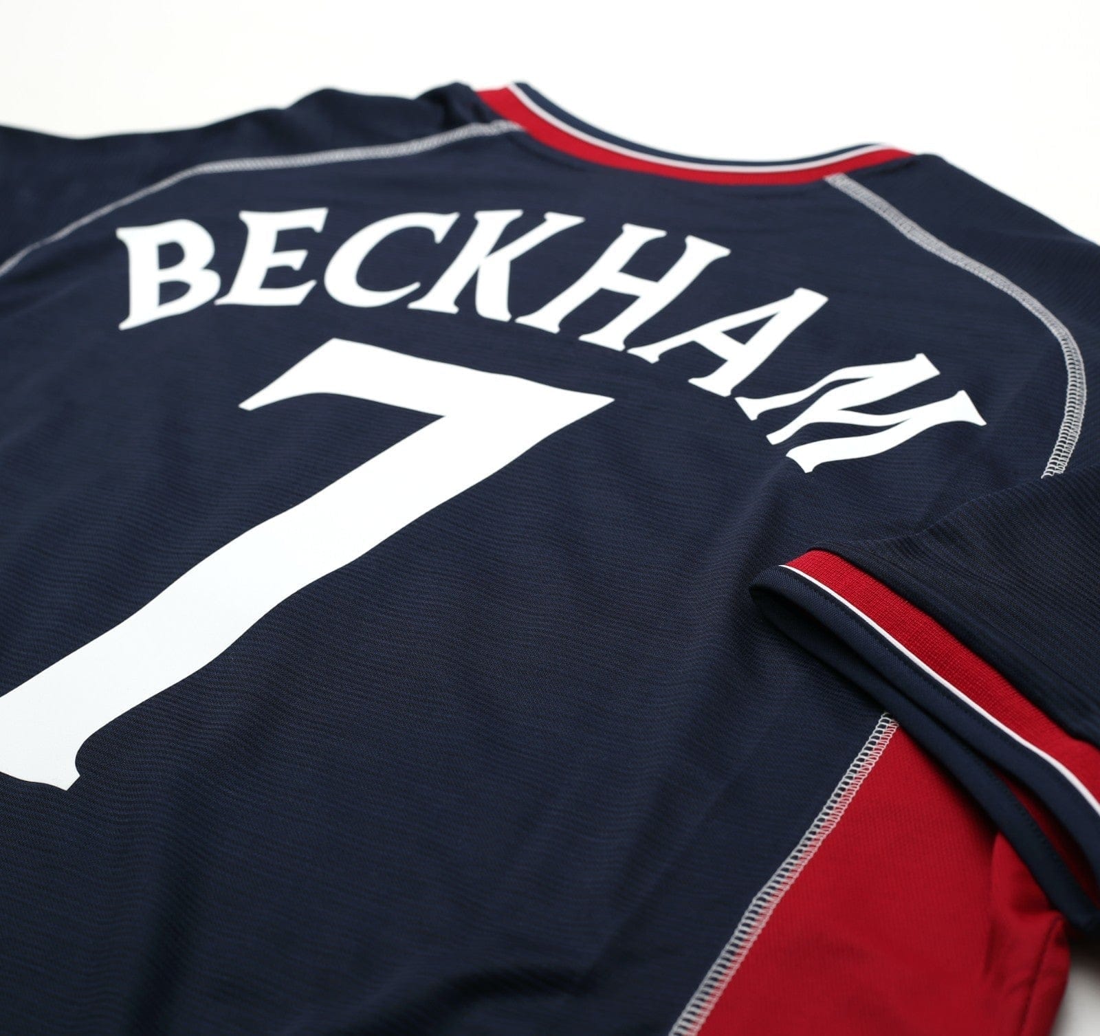 2000/01 BECKHAM #7 Manchester United Vintage Umbro Away Football Shirt (XXL)