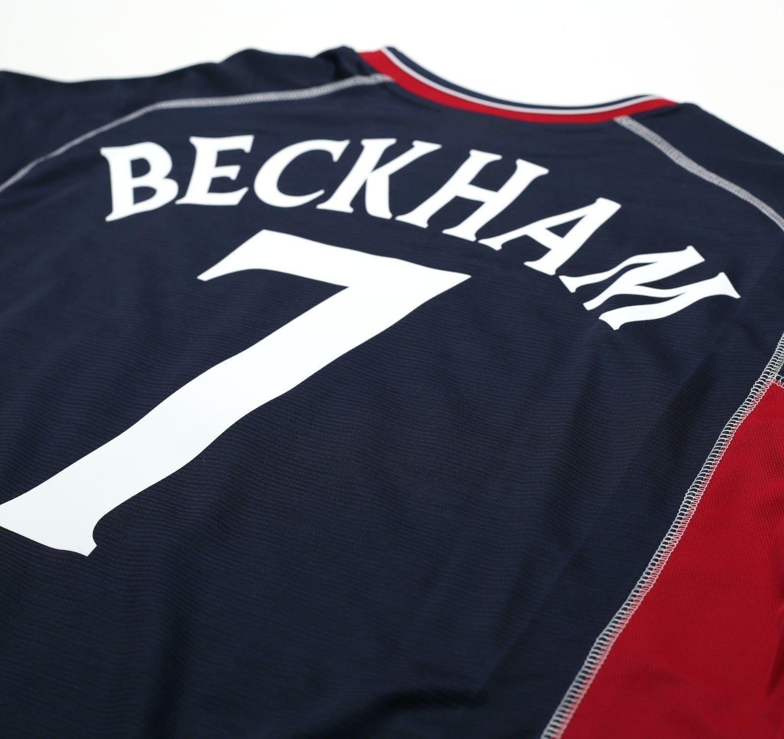 2000/01 BECKHAM #7 Manchester United Vintage Umbro Away Football Shirt (XXL)