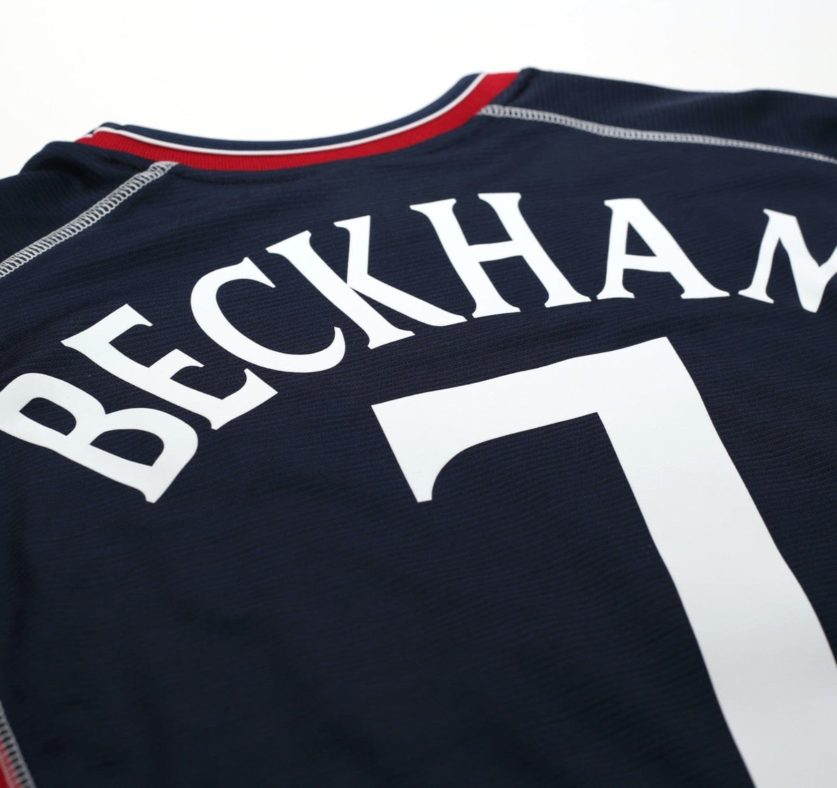 2000/01 BECKHAM #7 Manchester United Vintage Umbro Away Football Shirt (XXL)