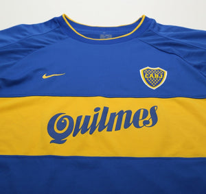 2000/01 BOCA JUNIORS Vintage Nike Home Football Shirt Jersey (L)