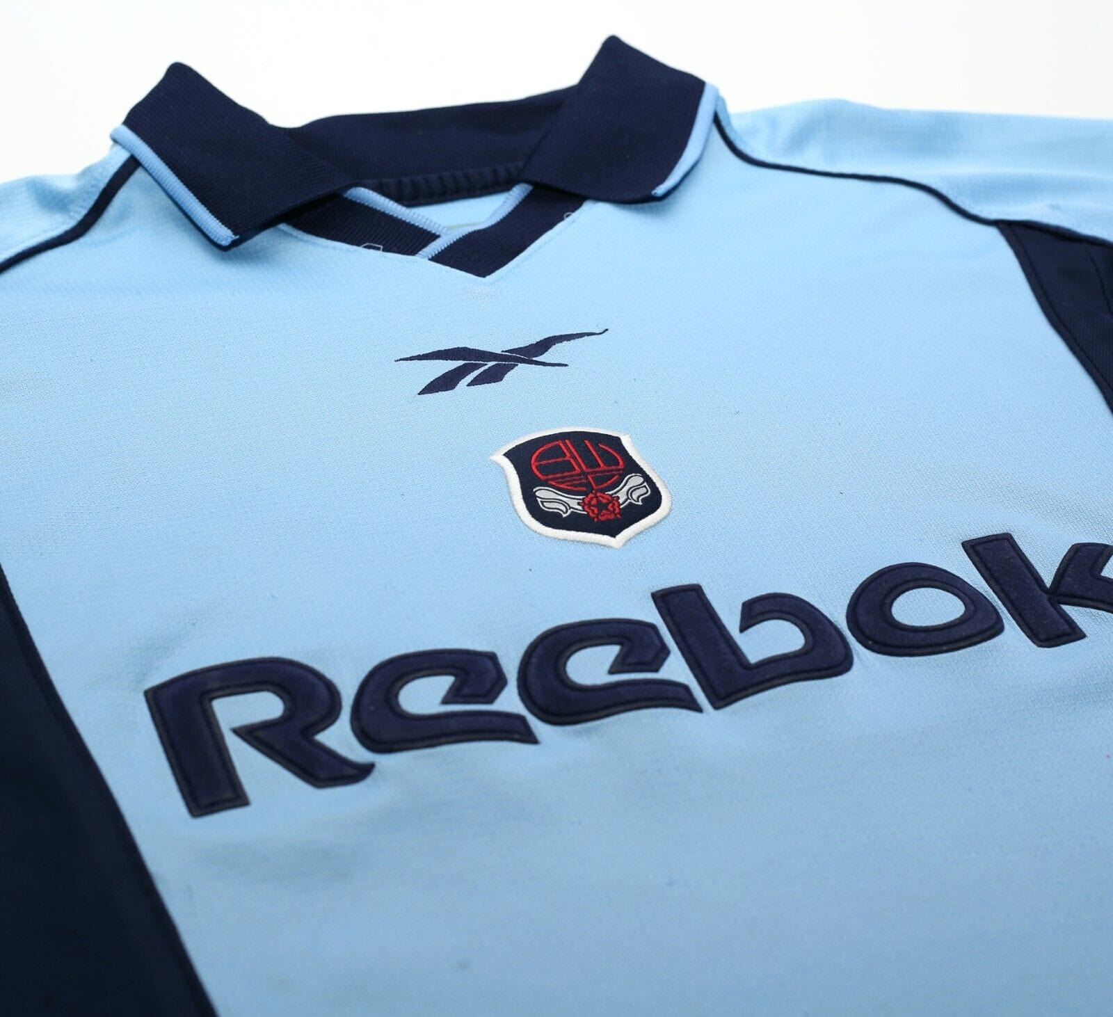 2000/01 BOLTON WANDERERS Vintage Reebok Away Football Shirt (S)
