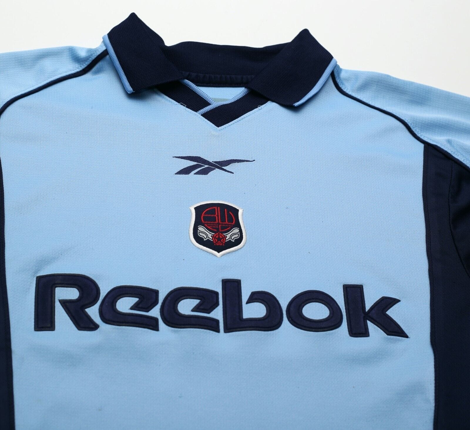 2000/01 BOLTON WANDERERS Vintage Reebok Away Football Shirt (S)