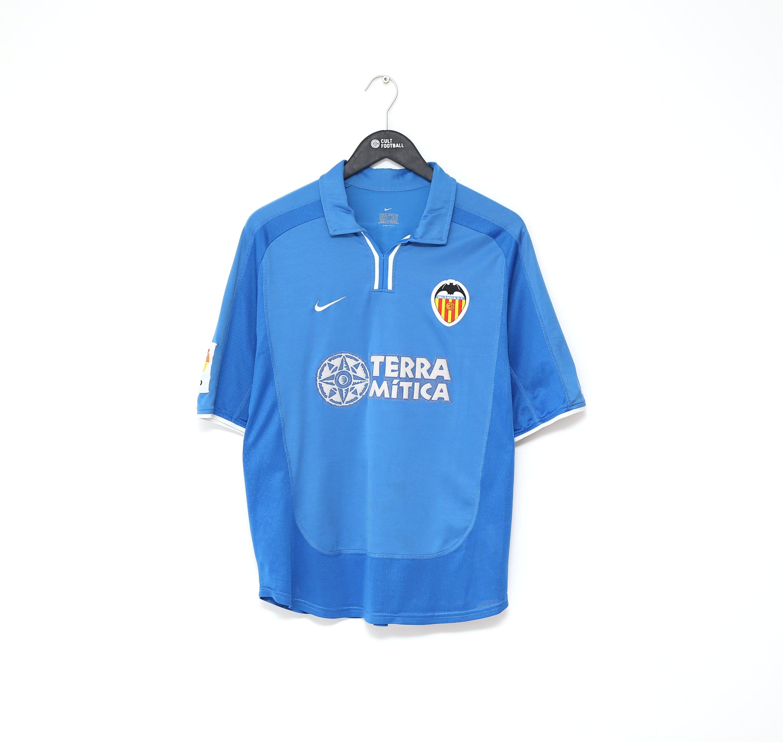 2000/01 CAREW #7 Valencia Vintage Nike Away Football Shirt Jersey (M) Norway