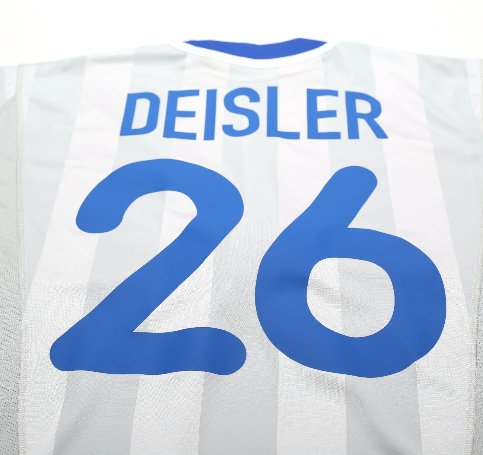 2000/01 DEISLER #26 Hertha Berlin Vintage Nike Away Football Shirt (L)