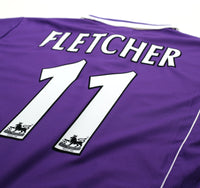 2000/01 FLETCHER #11 Harchester United Vintage LCS Home Football Shirt (L)
