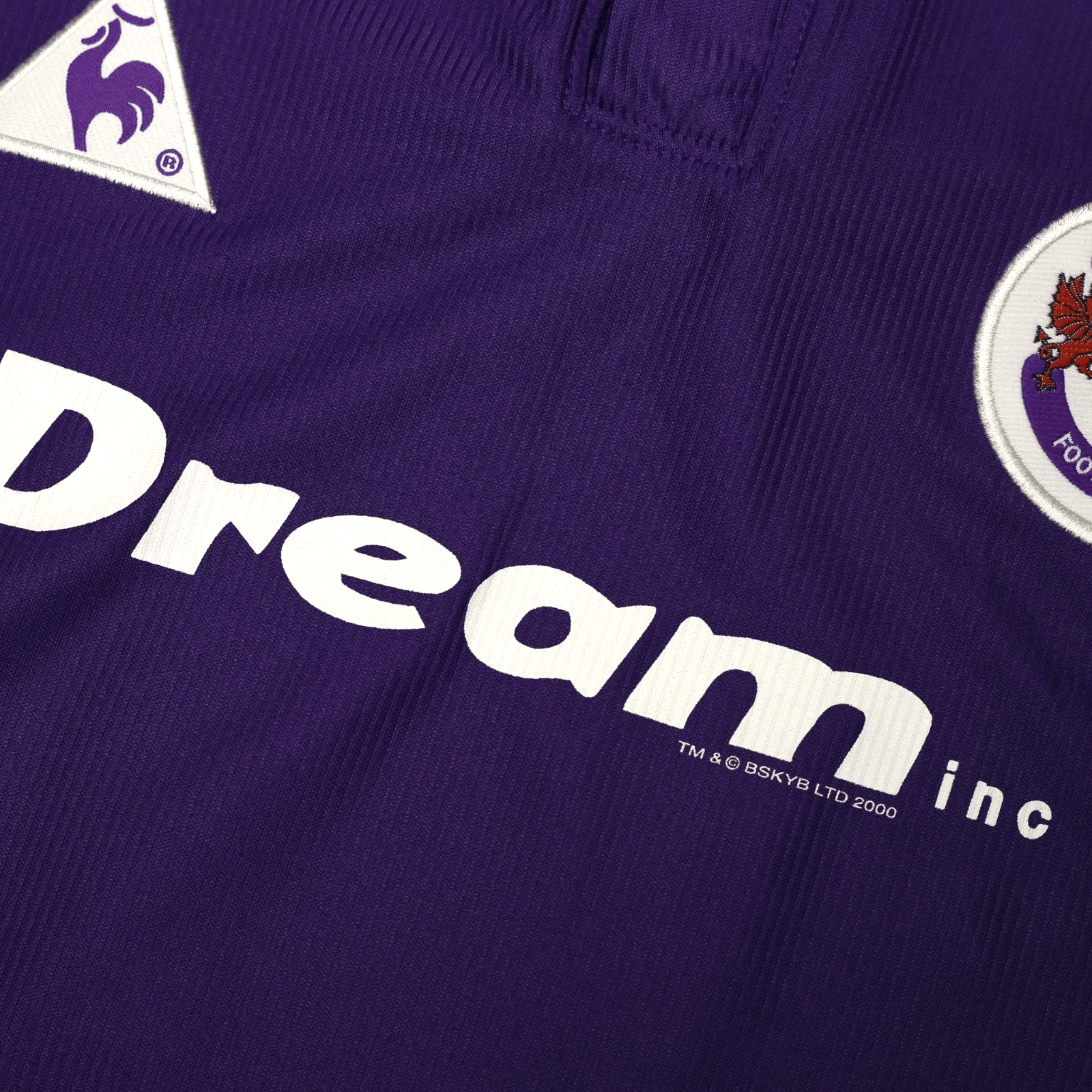 2000/01 Fletcher #11 Harchester United Vintage LCS Home Football Shirt (L) 42/44