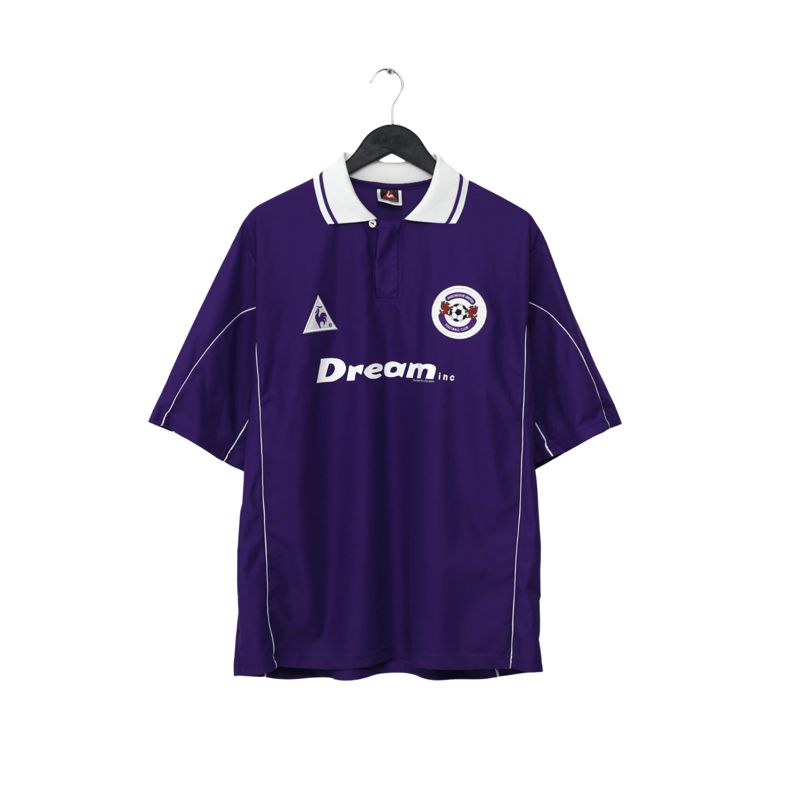 2000/01 Fletcher #11 Harchester United Vintage LCS Home Football Shirt (L) 42/44