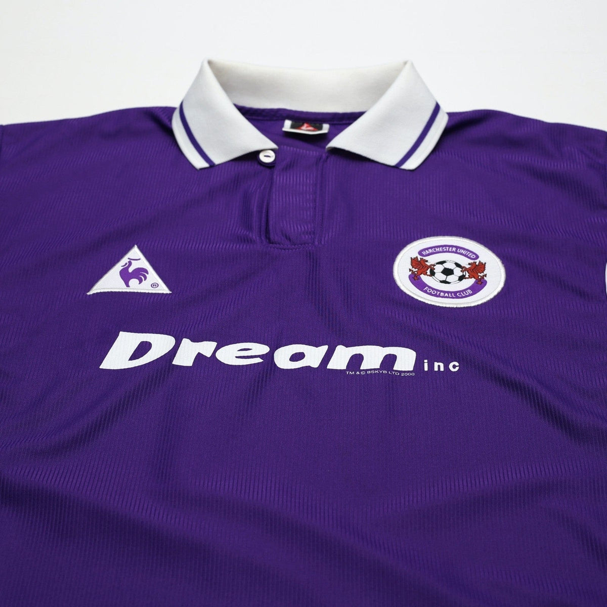 2000/01 Fletcher #11 Harchester United Vintage LCS Home Football Shirt (L) 42/44