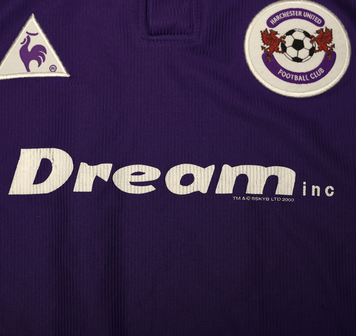 2000/01 FLETCHER #11 Harchester United Vintage LCS Home Football Shirt (M)