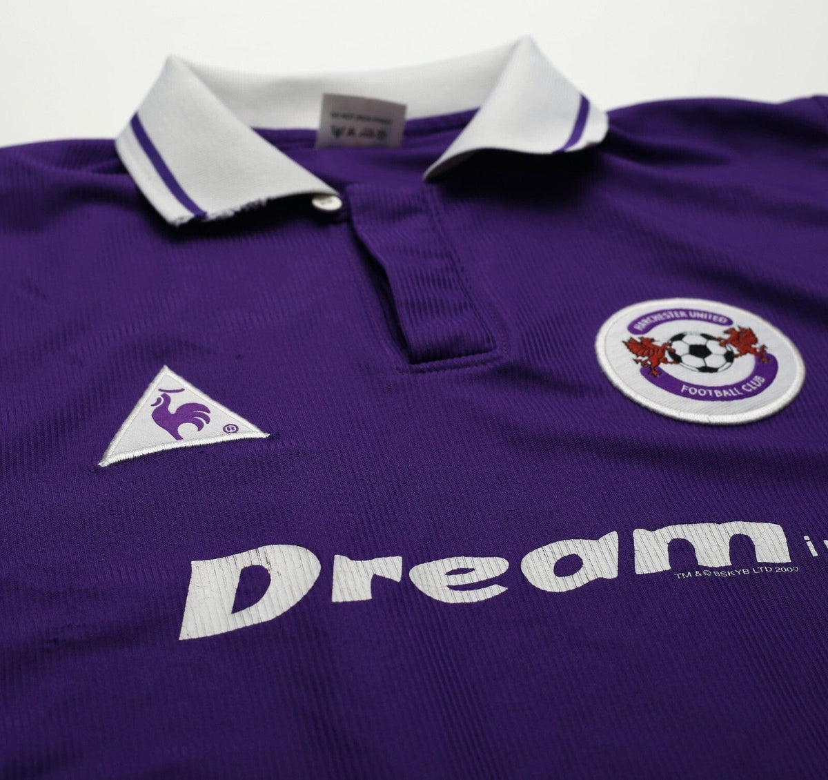 2000/01 FLETCHER #11 Harchester United Vintage LCS Home Football Shirt (M)