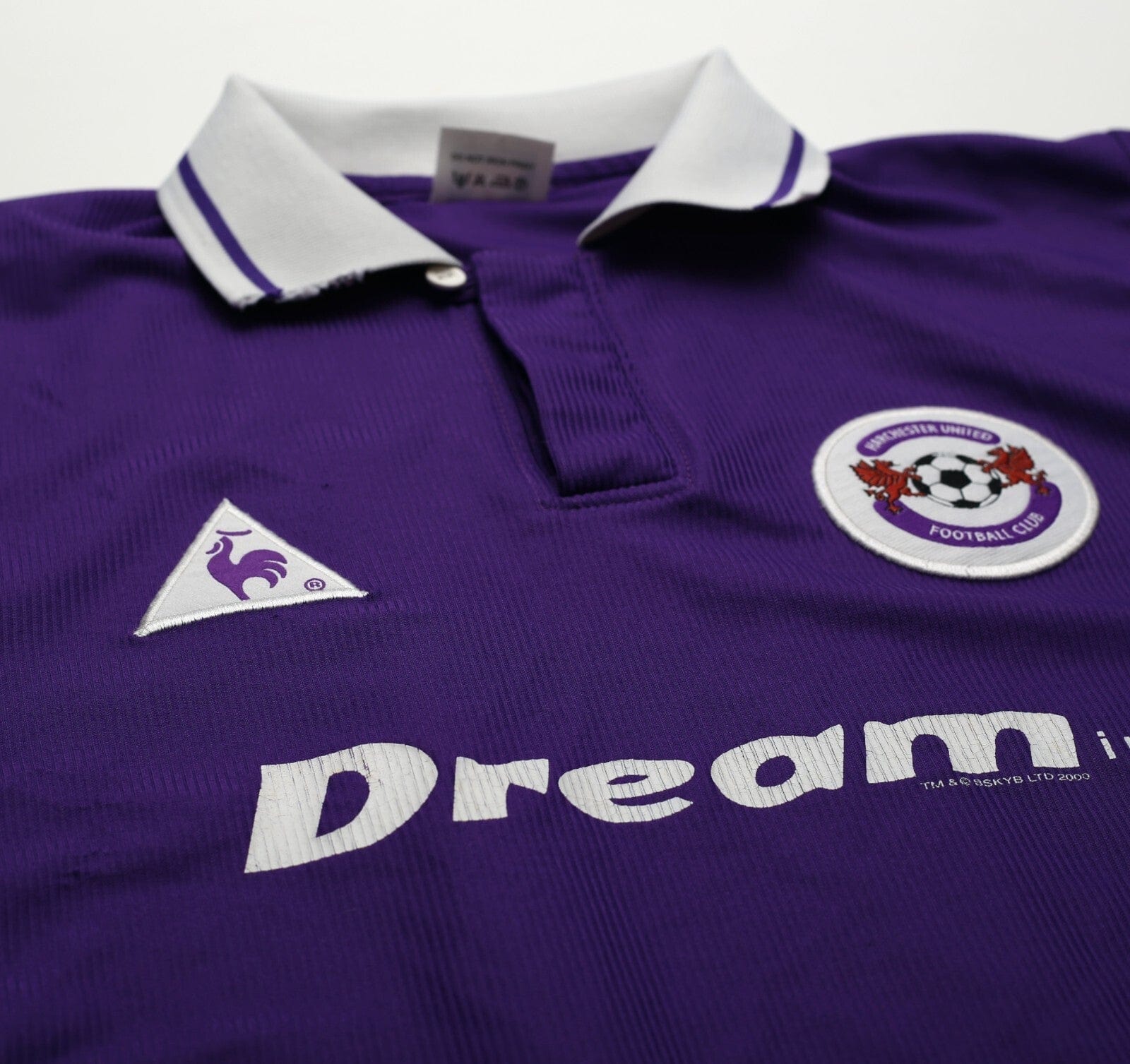 2000/01 FLETCHER #11 Harchester United Vintage LCS Home Football Shirt (M)