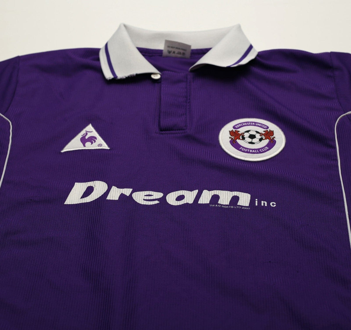 2000/01 FLETCHER #11 Harchester United Vintage LCS Home Football Shirt (M)