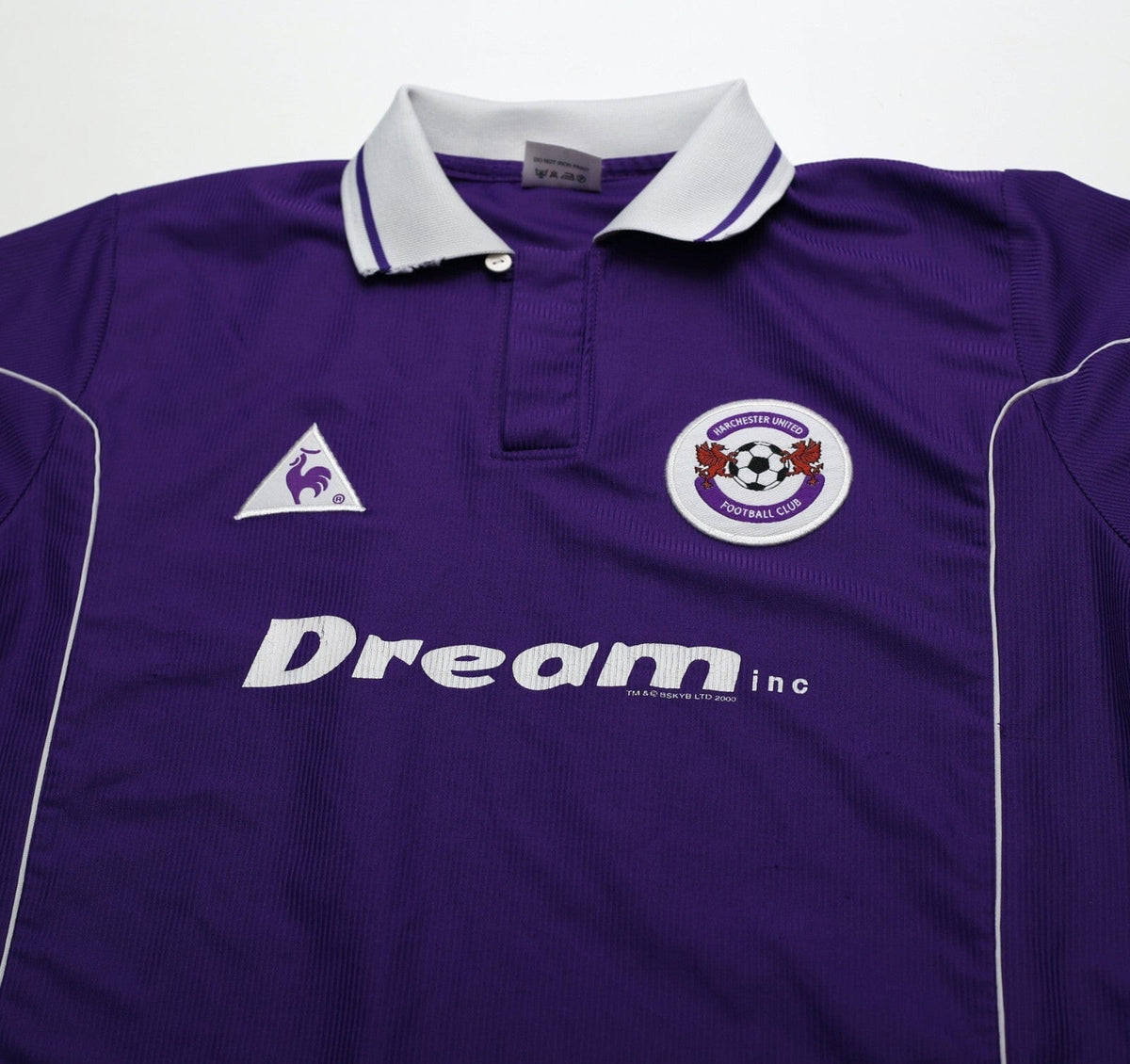 2000/01 FLETCHER #11 Harchester United Vintage LCS Home Football Shirt (M)