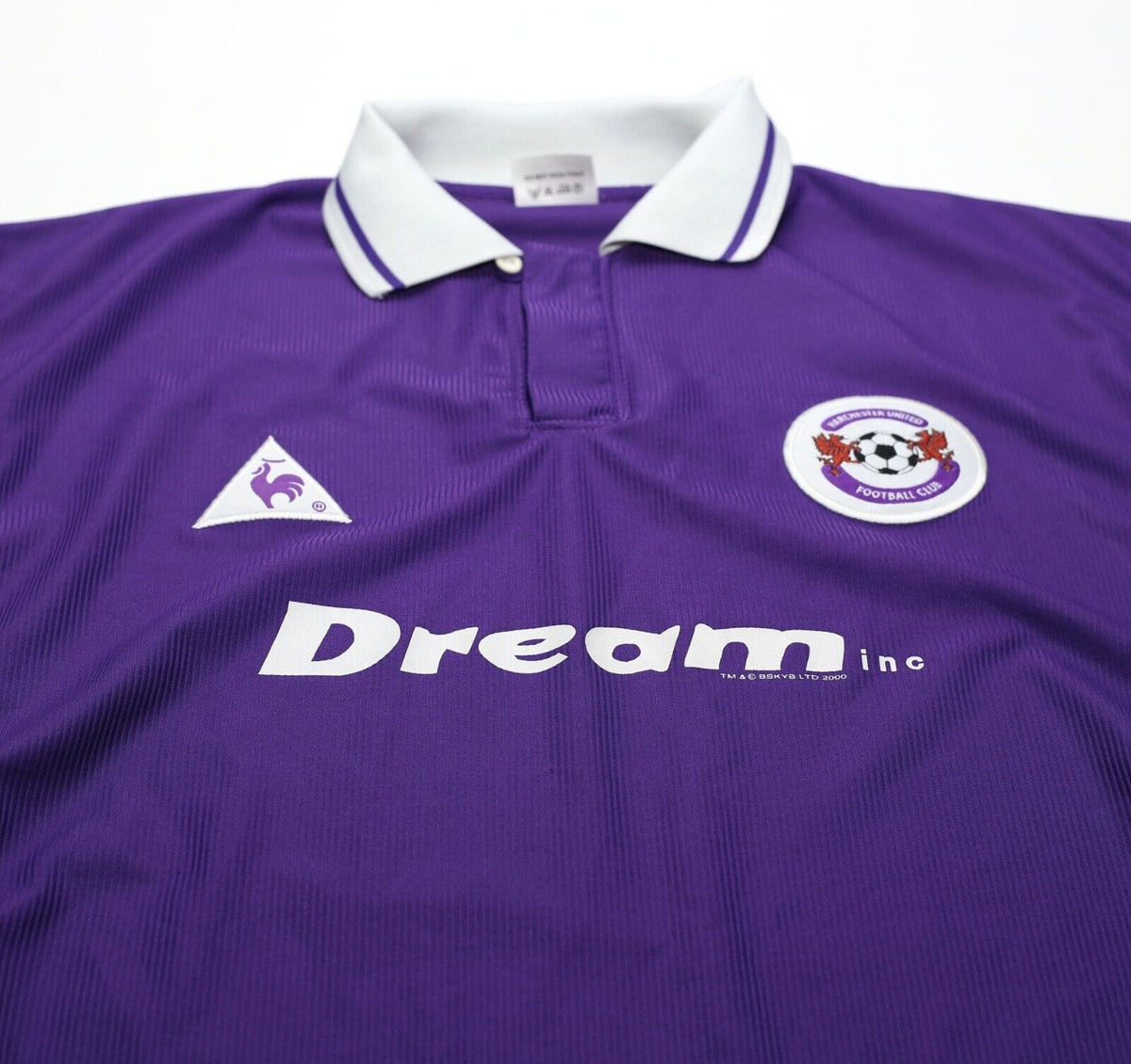 2000/01 FLETCHER #11 Harchester United Vintage LCS Home Football Shirt (XXL)