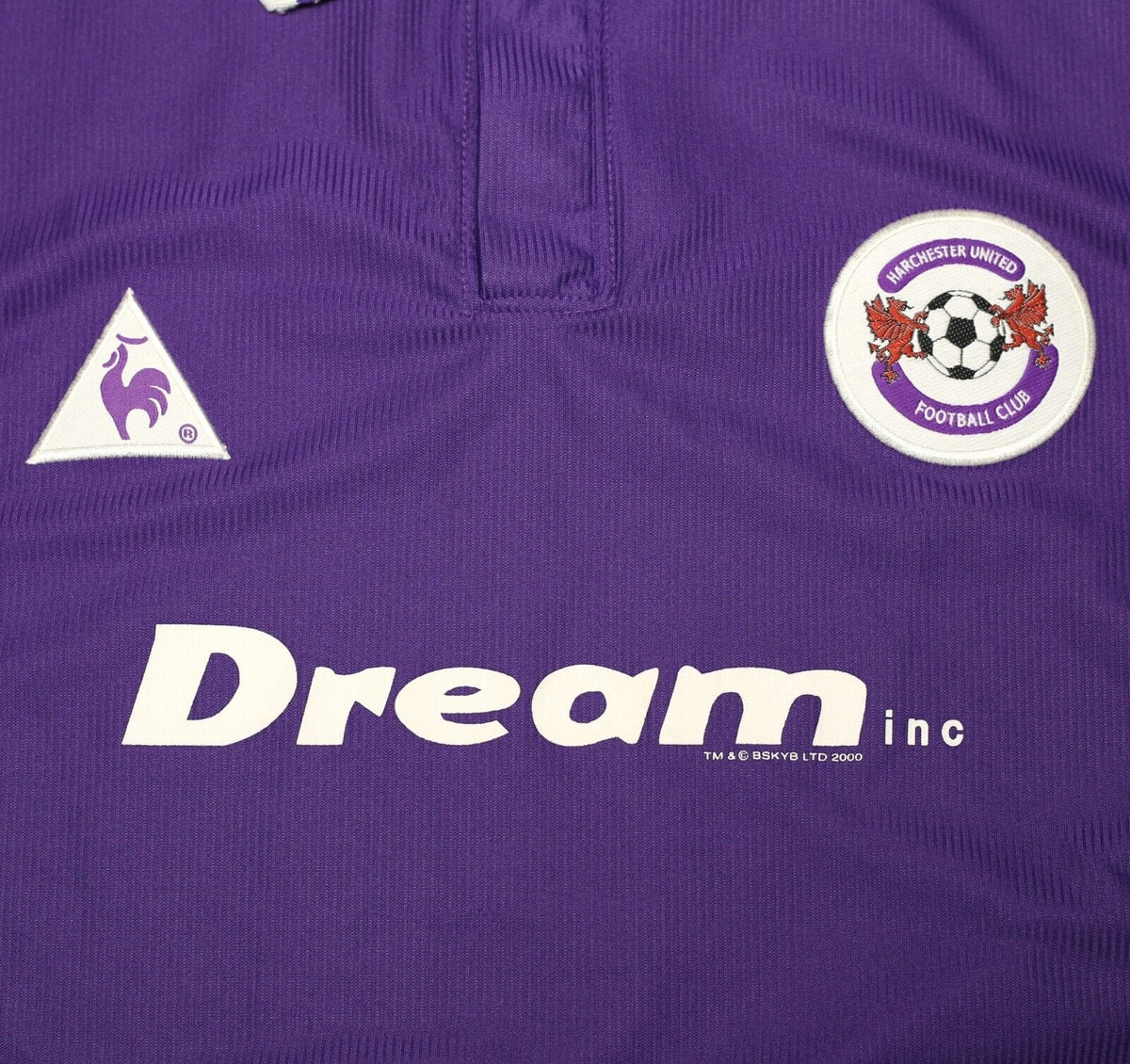 2000/01 FLETCHER #11 Harchester United Vintage LCS Home Football Shirt (XXL)