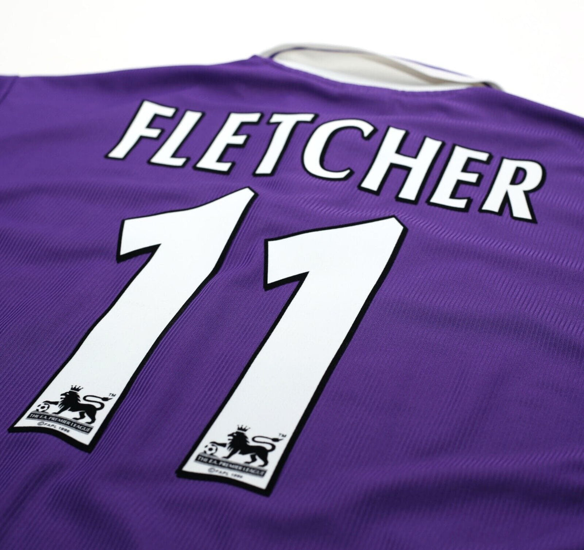 2000/01 FLETCHER #11 Harchester United Vintage LCS Home Football Shirt (XXL)