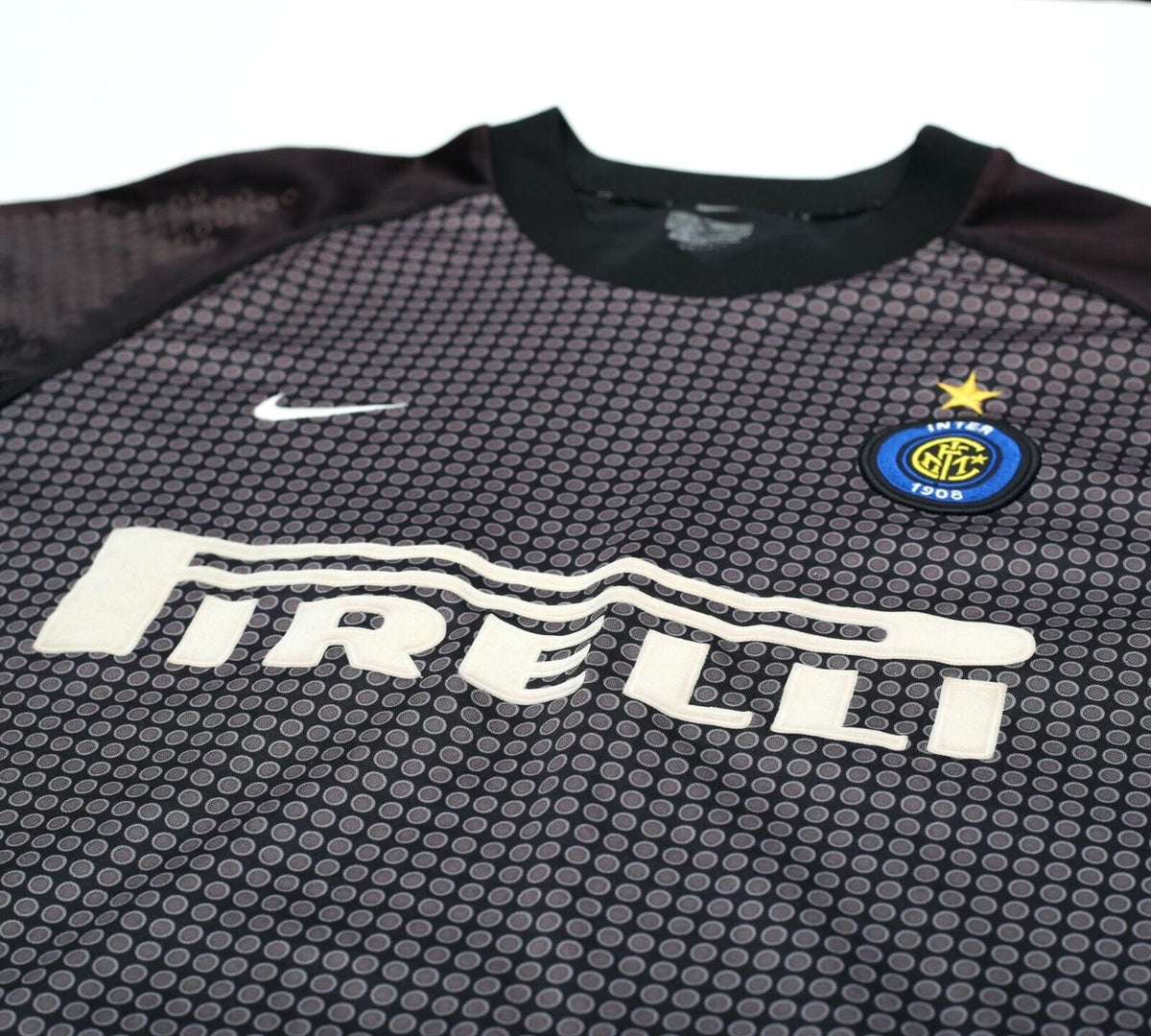 2000/01 FREY #1 Inter Milan Vintage Nike GK Football Shirt (XL) Goalkeeper