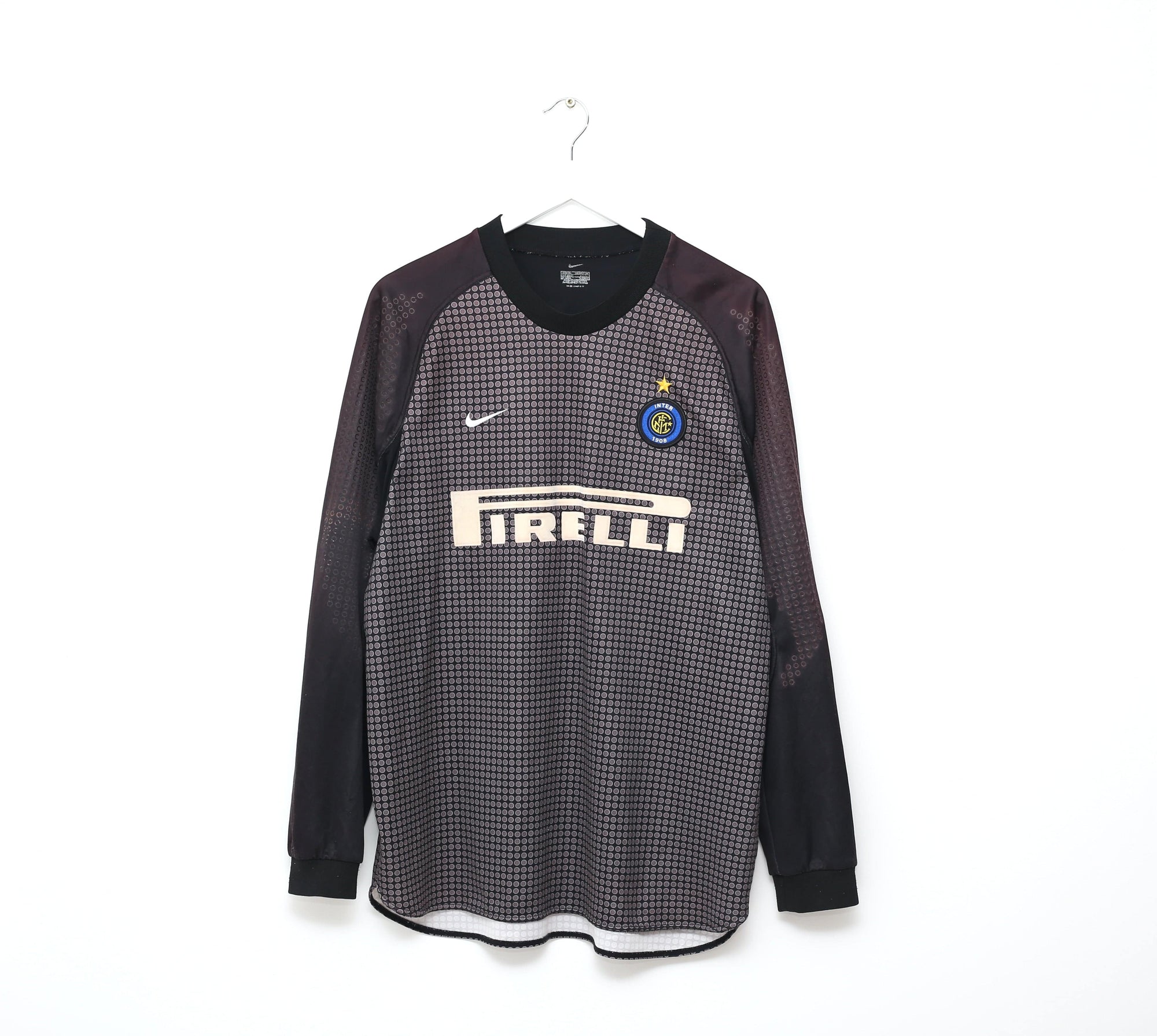 2000/01 FREY #1 Inter Milan Vintage Nike GK Football Shirt (XL) Goalkeeper