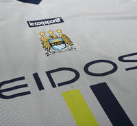 2000/01 GOATER #10 Manchester City Vintage le coq sportif Football Shirt (L)