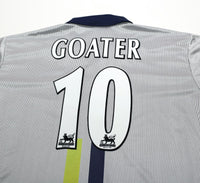 2000/01 GOATER #10 Manchester City Vintage le coq sportif Football Shirt (L)