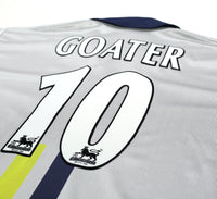 2000/01 GOATER #10 Manchester City Vintage le coq sportif Football Shirt (L)