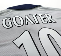 2000/01 GOATER #10 Manchester City Vintage le coq sportif Football Shirt (L)
