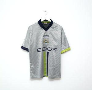 2000/01 HAALAND #15 Manchester City Vintage le coq sportif Football Shirt (M)
