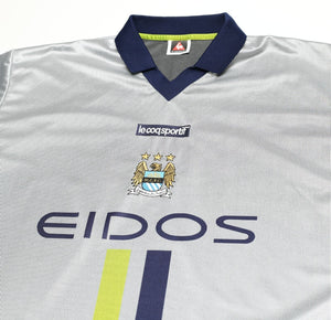 2000/01 HAALAND #15 Manchester City Vintage le coq sportif Football Shirt (XXL)