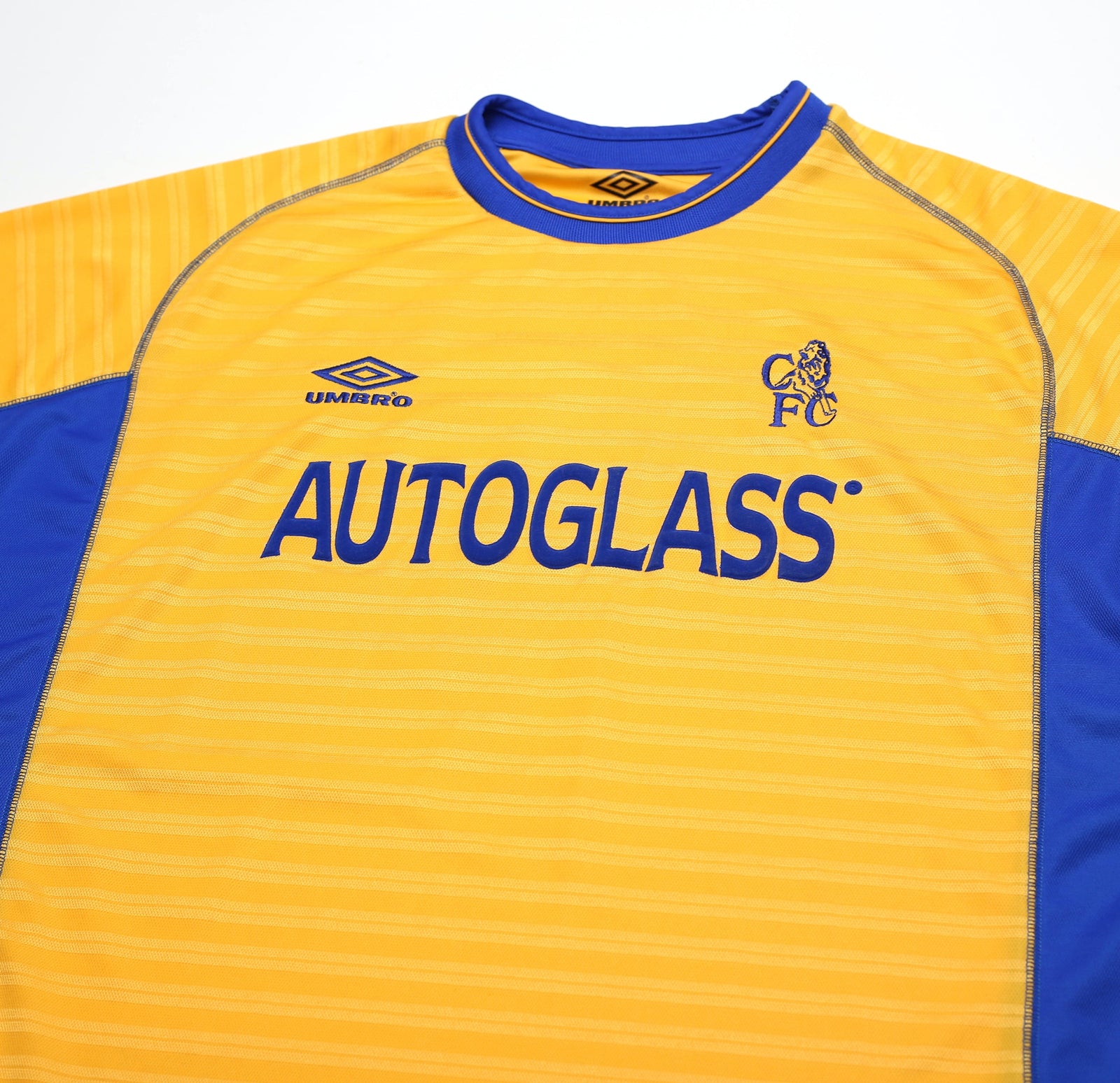 2000/01 HASSELBAINK #9 Chelsea Vintage Umbro Away Football Shirt Jersey (XXL)