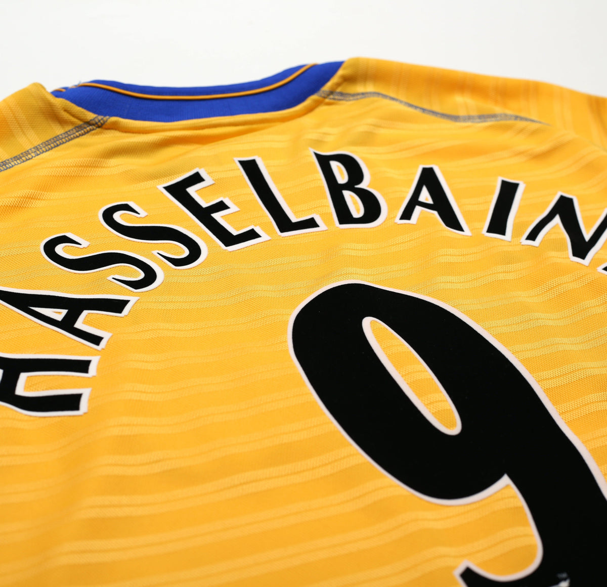 2000/01 HASSELBAINK #9 Chelsea Vintage Umbro Away Football Shirt Jersey (XXL)