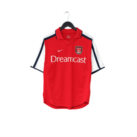 2000/01 HENRY #14 Arsenal Vintage Nike SEGA Home Football Shirt (S)
