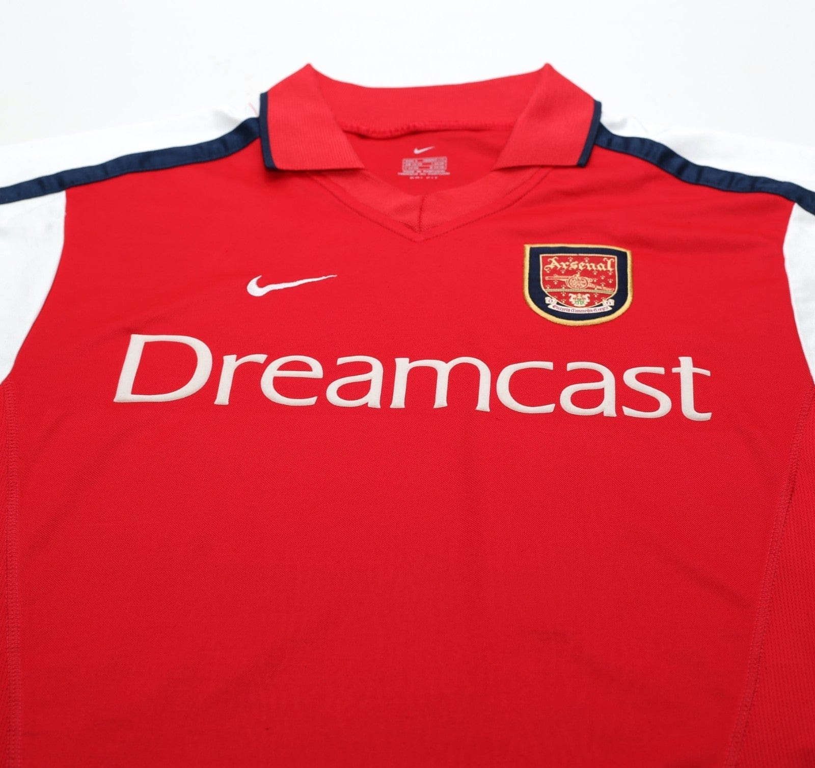 2000/01 HENRY #14 Arsenal Vintage Nike SEGA Home Football Shirt (S)