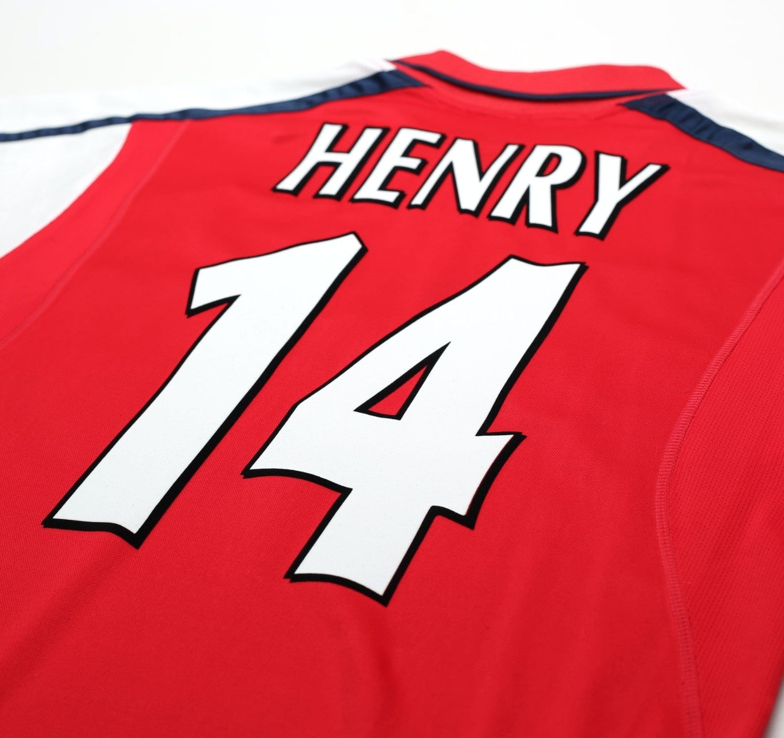 2000/01 HENRY #14 Arsenal Vintage Nike SEGA Home Football Shirt (S)