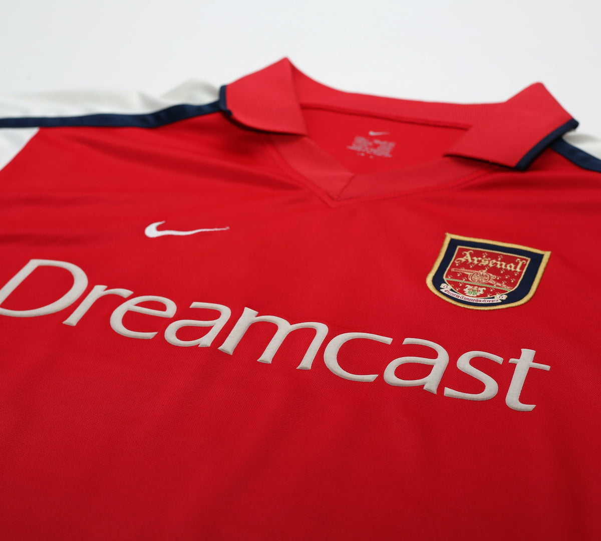 2000/01 HENRY #14 Arsenal Vintage Nike UCL Home Football Shirt Jersey (L)