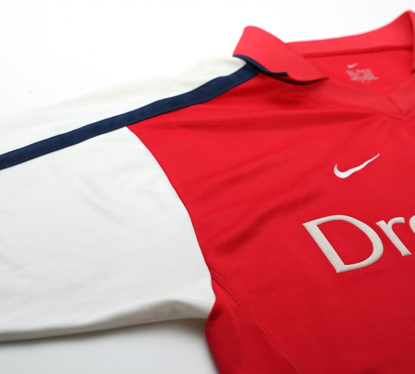 2000/01 HENRY #14 Arsenal Vintage Nike UCL Home Football Shirt Jersey (L)