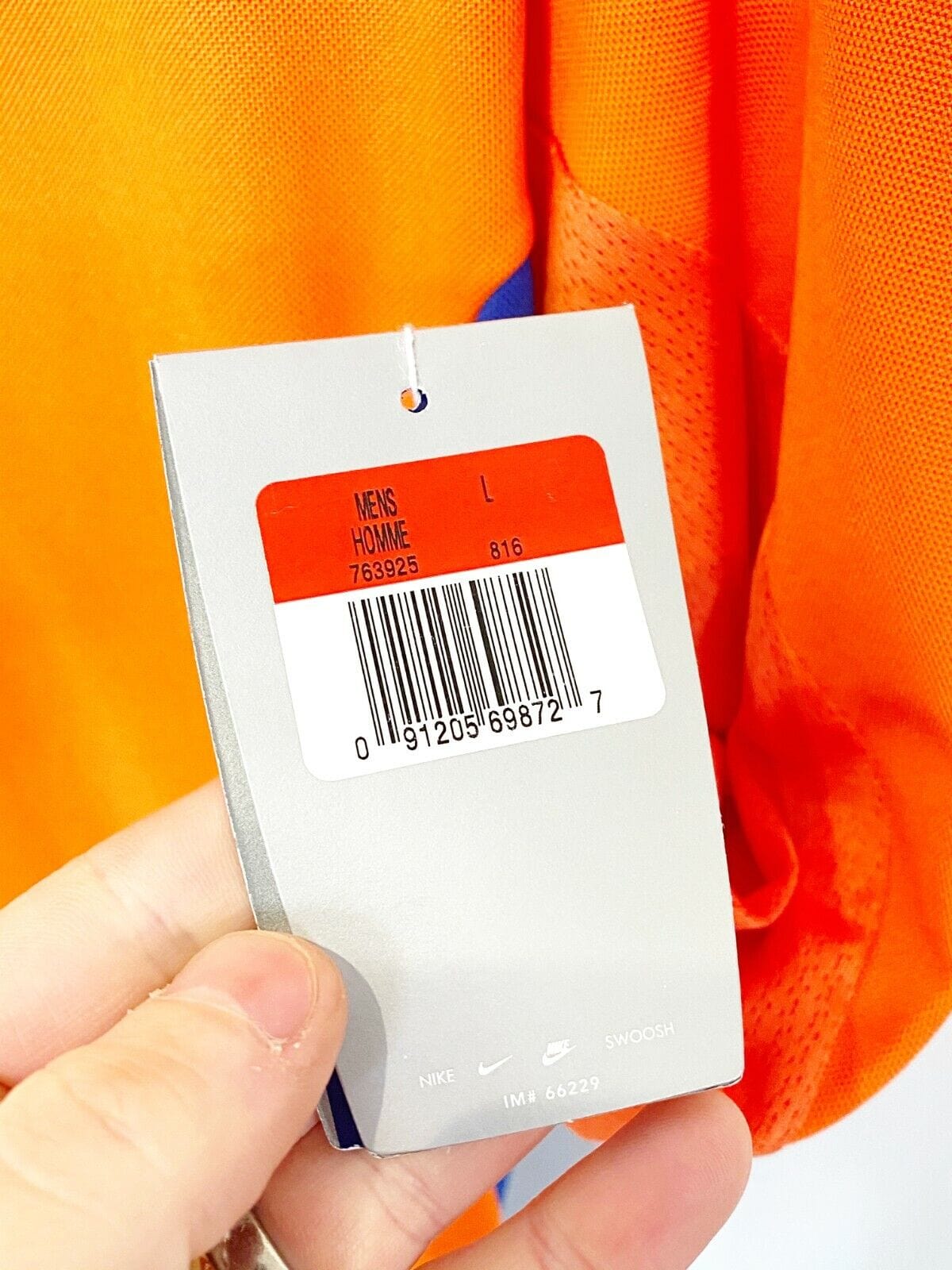 2000/01 HOLLAND Vintage Nike Home Football Training Shirt (L) BNWT Euro 2000