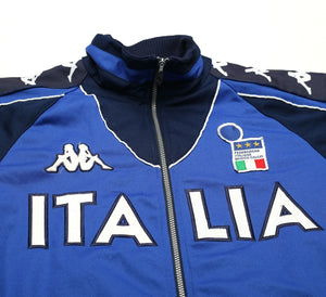 2000/01 ITALY Vintage Kappa Football Presentation Track Top Jacket (XXL)