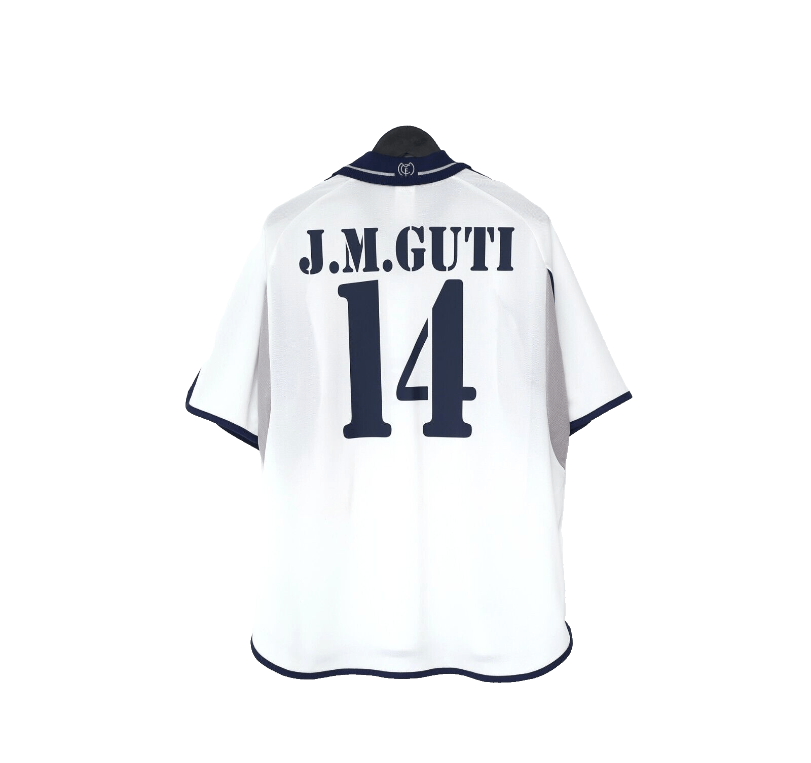 2000/01 J.M. GUTI #14 Real Madrid Vintage adidas Home Football Shirt (XL)