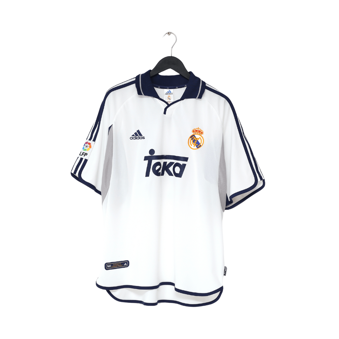 2000/01 J.M. GUTI #14 Real Madrid Vintage adidas Home Football Shirt (XL)