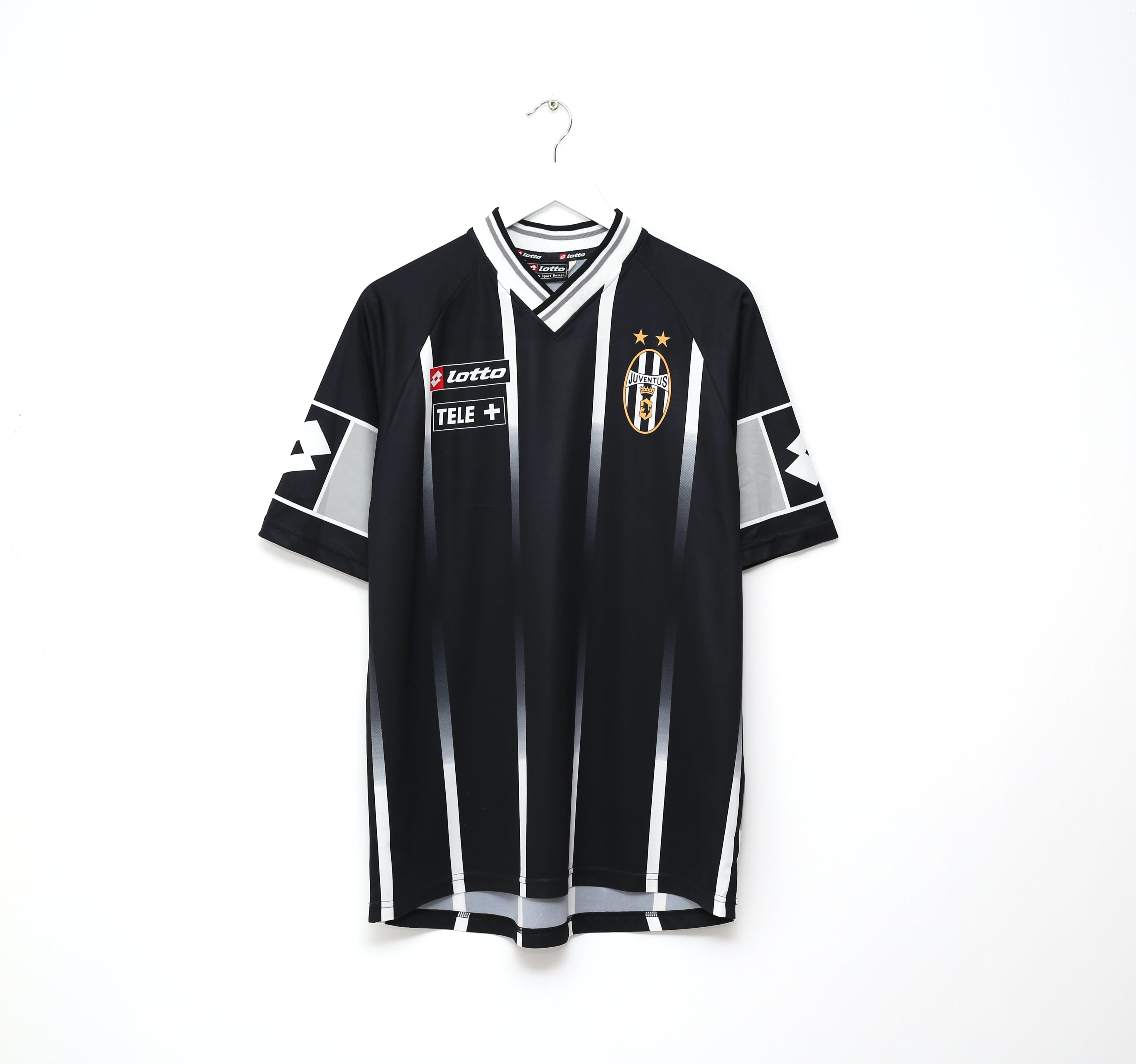 2000/01 JUVENTUS Vintage Lotto Training Football Shirt (L) Zidane