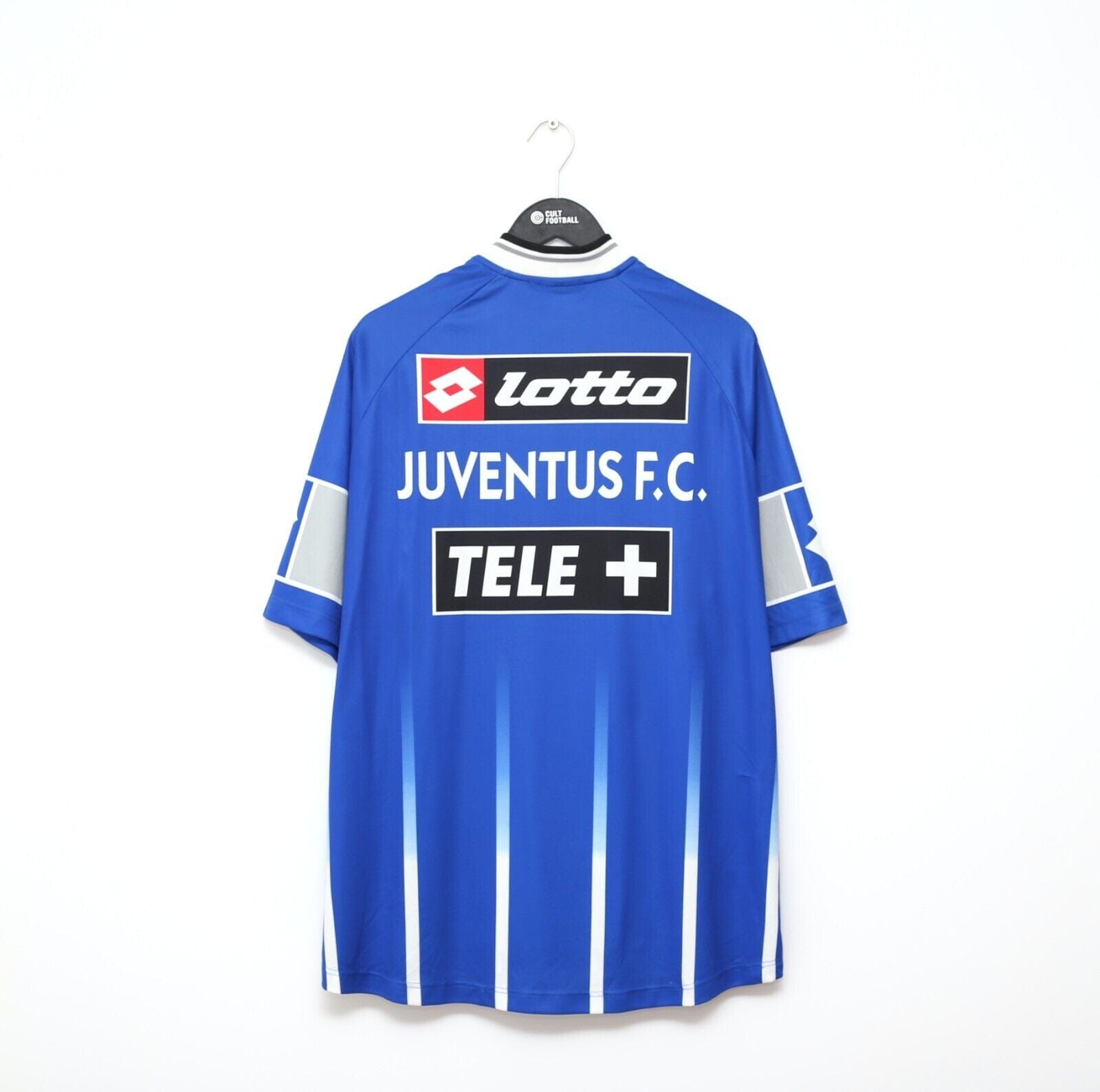 2000/01 JUVENTUS Vintage Lotto Training Football Shirt (XL) Zidane