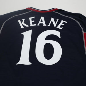 2000/01 Keane #16 Manchester United Vintage Umbro Third Football Shirt (L)