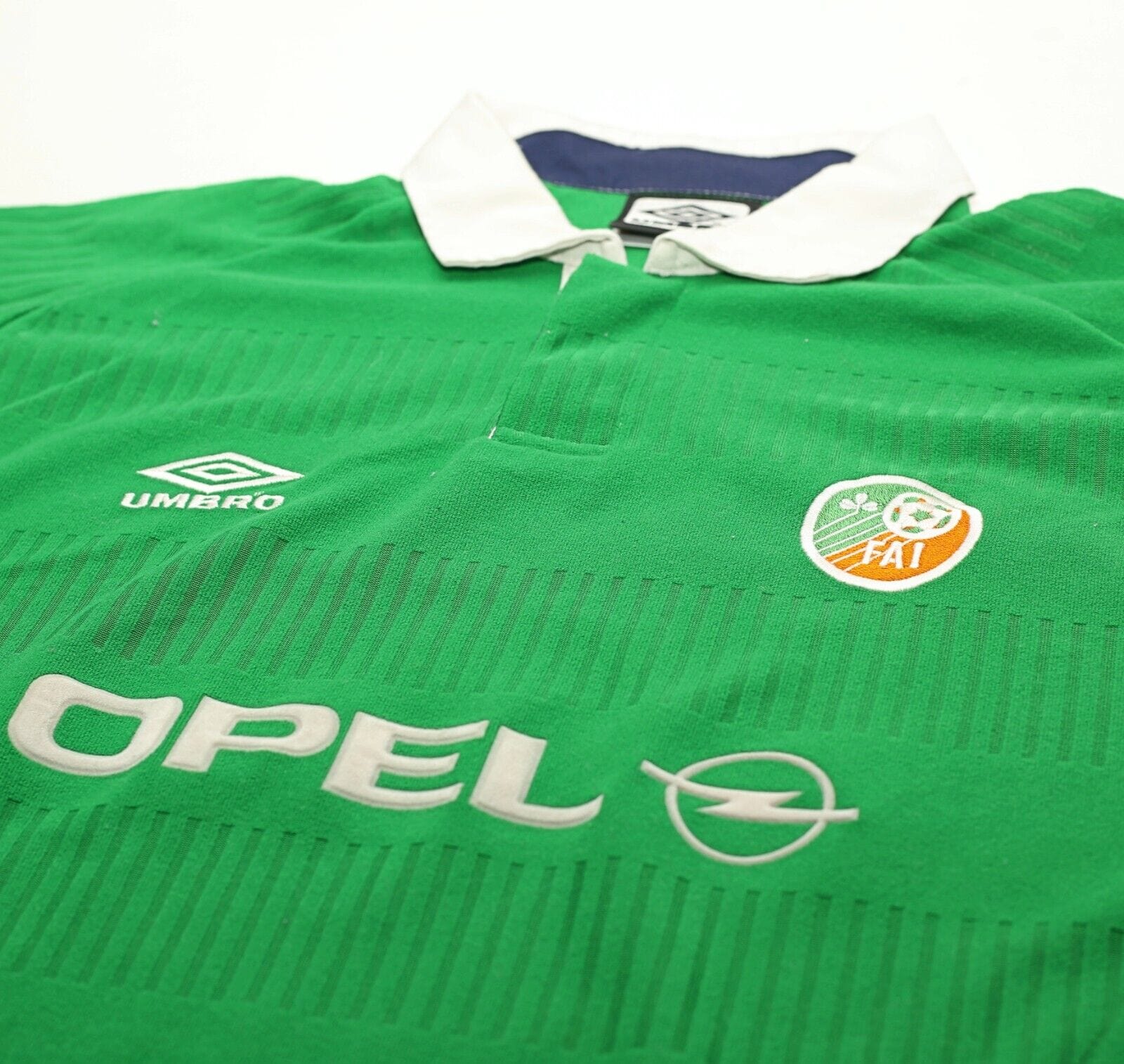 2000/01 KEANE #6 Ireland Vintage Umbro Home Football Shirt (L/XL) Man United