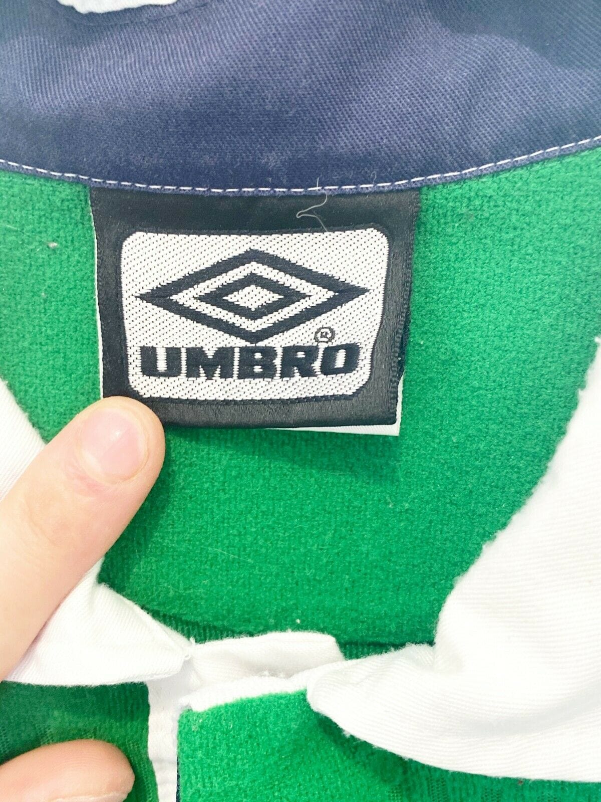 2000/01 KEANE #6 Ireland Vintage Umbro Home Football Shirt (L/XL) Man United