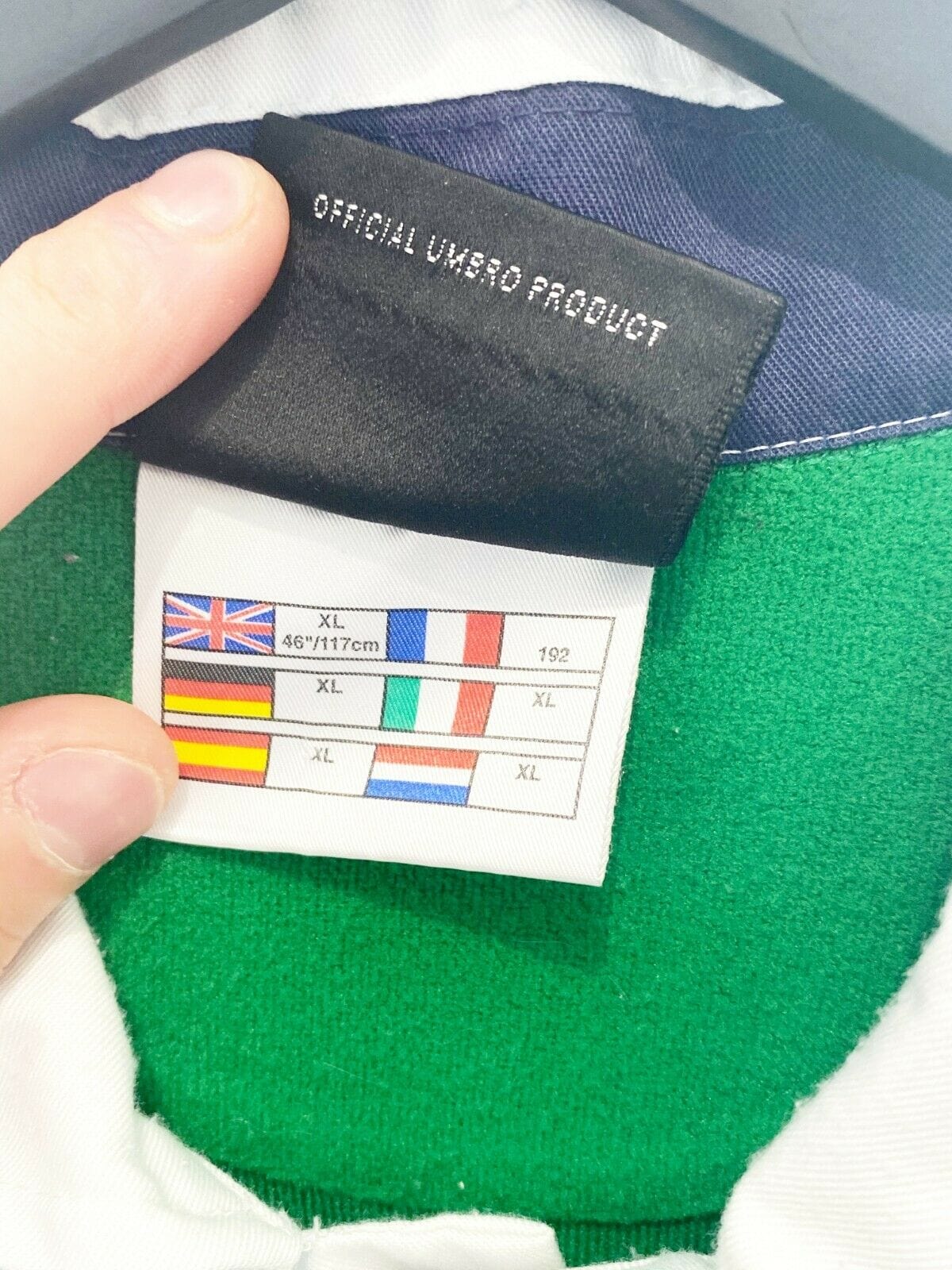 2000/01 KEANE #6 Ireland Vintage Umbro Home Football Shirt (L/XL) Man United