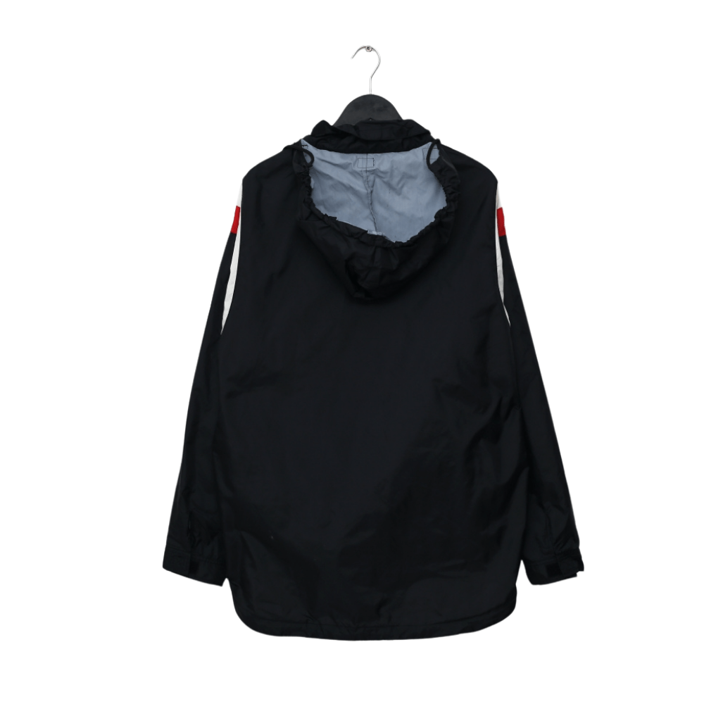 2000/01 LIVERPOOL Vintage Reebok Hooded Football Rain Coat Jacket (XL)