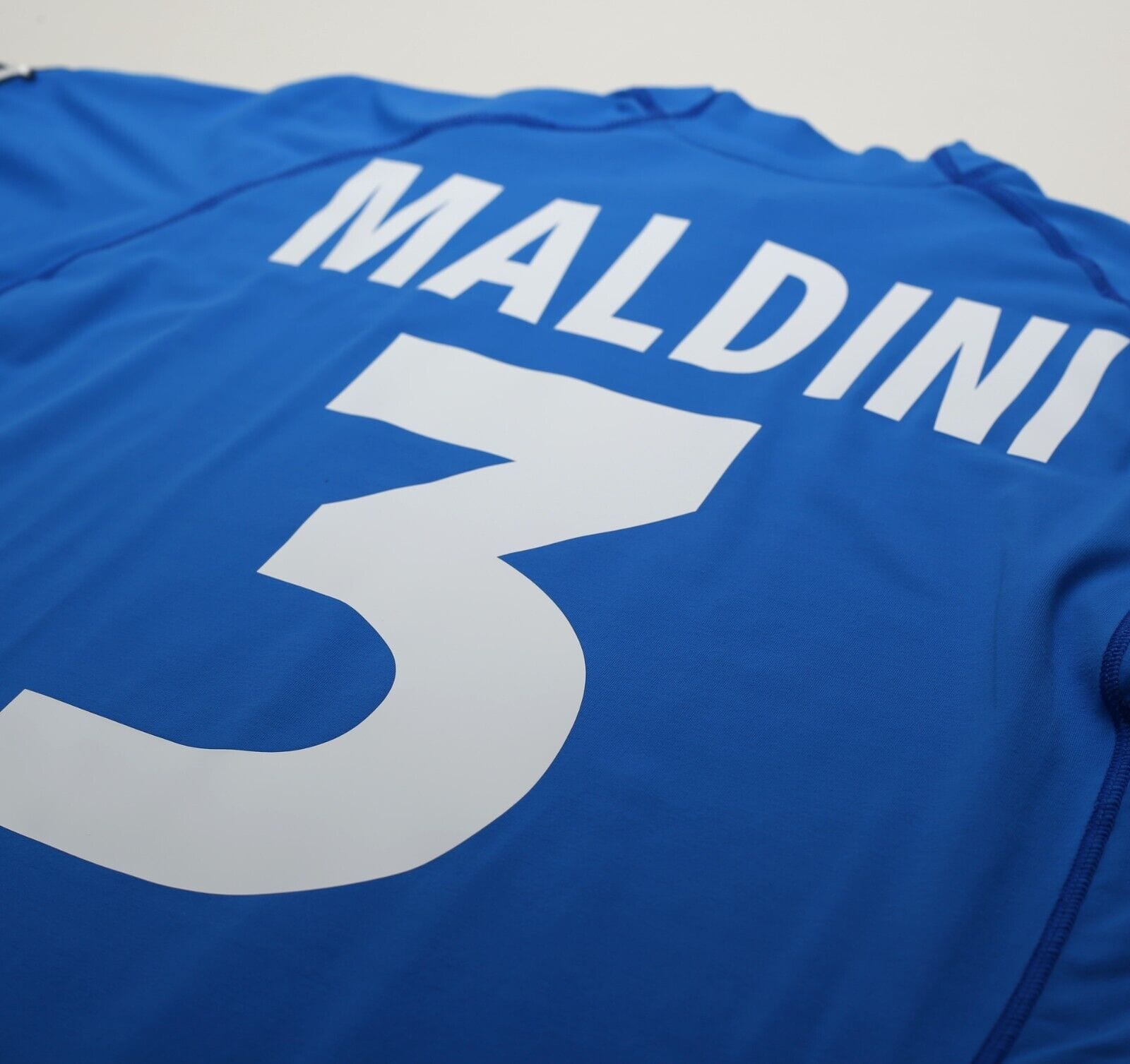 2000/01 MALDINI #3 Italy Vintage Kappa Home Football Shirt (L/XXL) Euro 2000