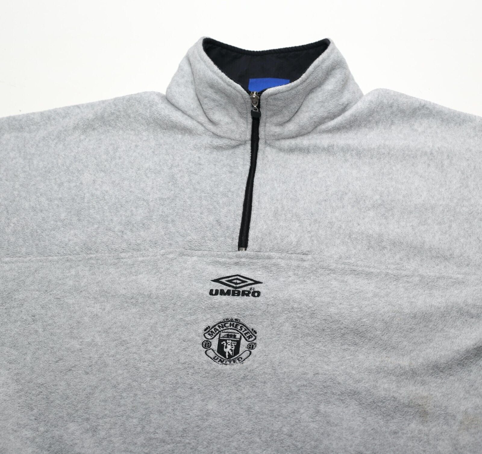 2000/01 Manchester United Vintage Umbro 1/4 Zip Fleece (L