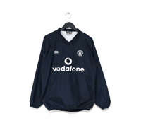2000/01 Manchester United Vintage Umbro Rain Drill Top (S/M