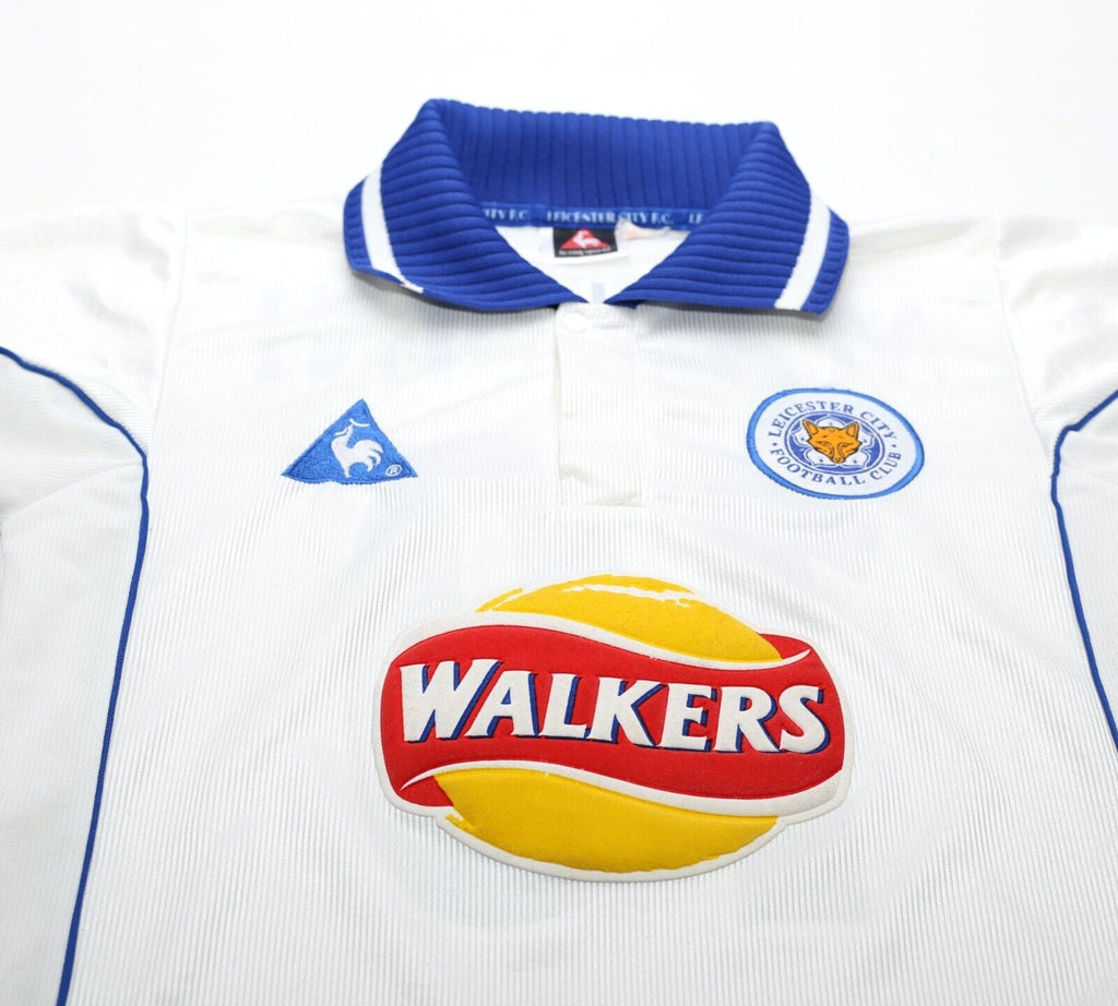 2000/01 MANCINI #10 Leicester City Vintage LCS Away Football Shirt (XS/S) 34/36